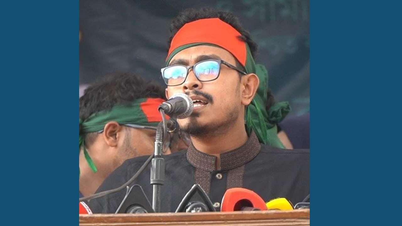 ছাত্রশিবিরের ঢাকা বিশ্ববিদ্যালয় শাখার সভাপতি সাদিক কায়েম।