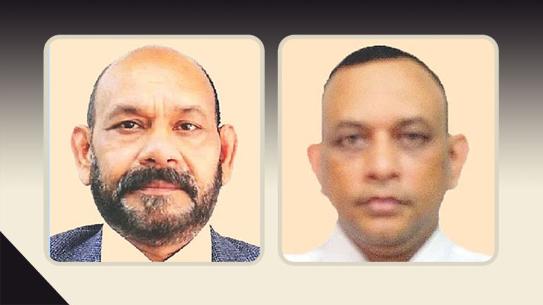 হারিছ আহমেদ ও তোফায়েল আহমেদ জোসেফ। ছবি : সংগৃহীত