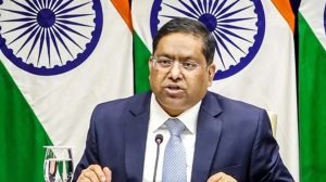 ভারতের পররাষ্ট্র মন্ত্রণালয়ের মুখপাত্র রণধীর জয়সওয়াল।