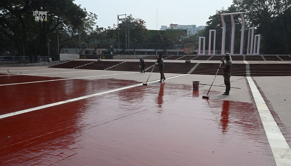 শহীদ দিবস ও আন্তর্জাতিক মাতৃভাষা দিবসের বাকি আর কয়েকটা দিন। ছবি : হারুন-অর-রশীদ