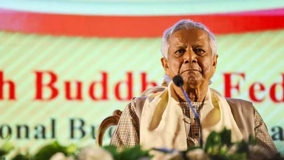 প্রধান উপদেষ্টা অধ্যাপক ড. মুহাম্মদ ইউনূস । ছবি : প্রধান উপদেষ্টার ফেইসবুক পেইজ