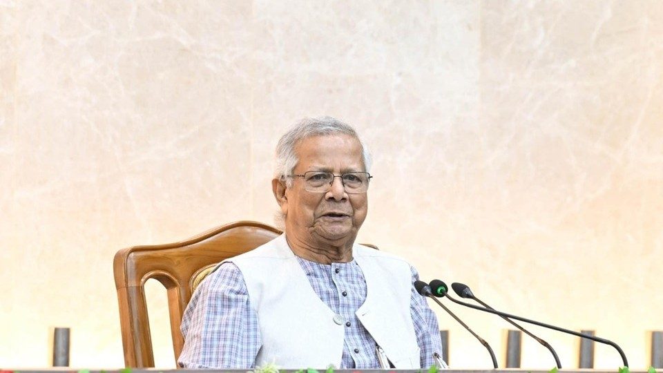 প্রধান উপদেষ্টা অধ্যাপক ড. মুহাম্মদ ইউনূস। ছবি : প্রধান উপদেষ্টার প্রেস উইং