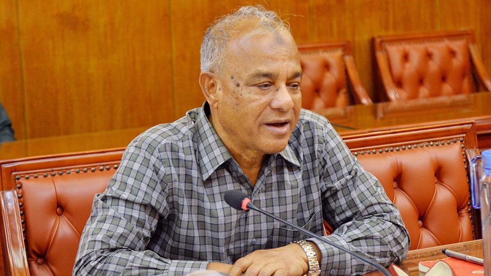 স্বরাষ্ট্র উপদেষ্টা মো. জাহাঙ্গীর আলম চৌধুরী মঙ্গলবার সচিবালয়ে এক সংবাদ সম্মেলনে কথা বলেন। ছবি : বাসস